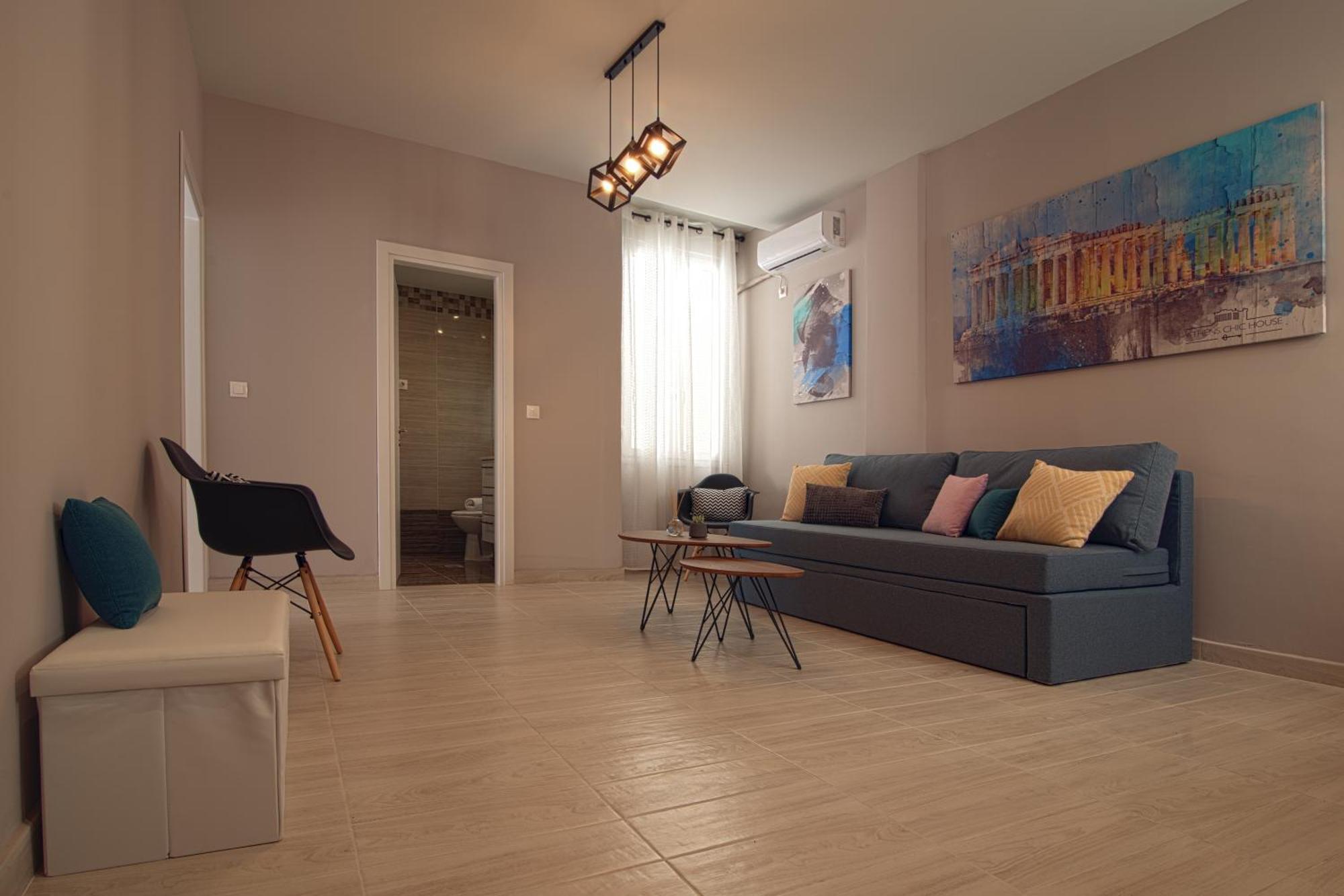 Athens Chic House Apartment Bilik gambar